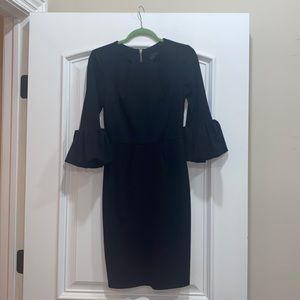 Black long sleeve Cocktail dress